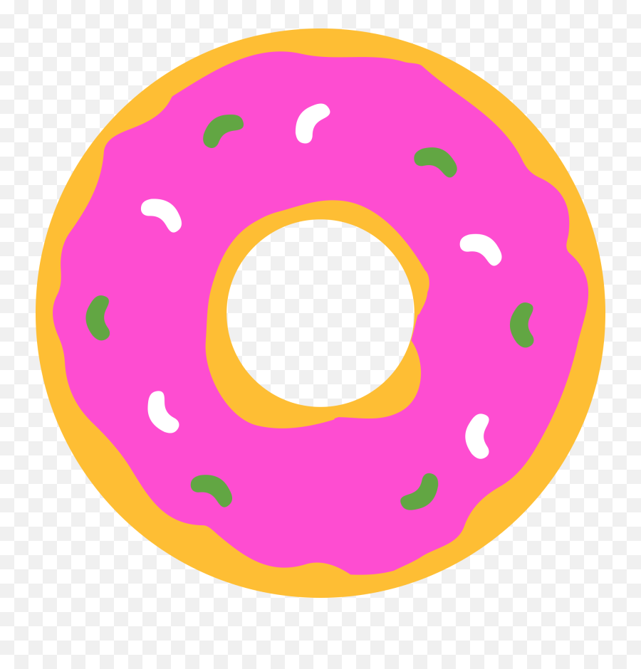 Donut Clipart 3 - Donut Icon Transparent Background Emoji,Donut Clipart