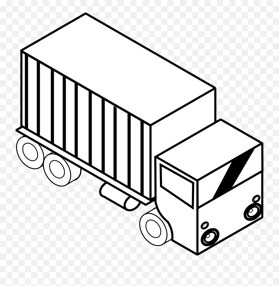 Clip Art Truck - Clipartsco Toy Truck Black And White Clipart Emoji,Truck Clipart
