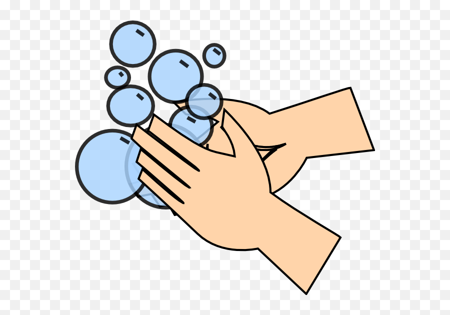 Hand Washing Clip Art At Clker Com Vector Clip Art Online - Washing Hands Clip Art Emoji,Hands Clipart