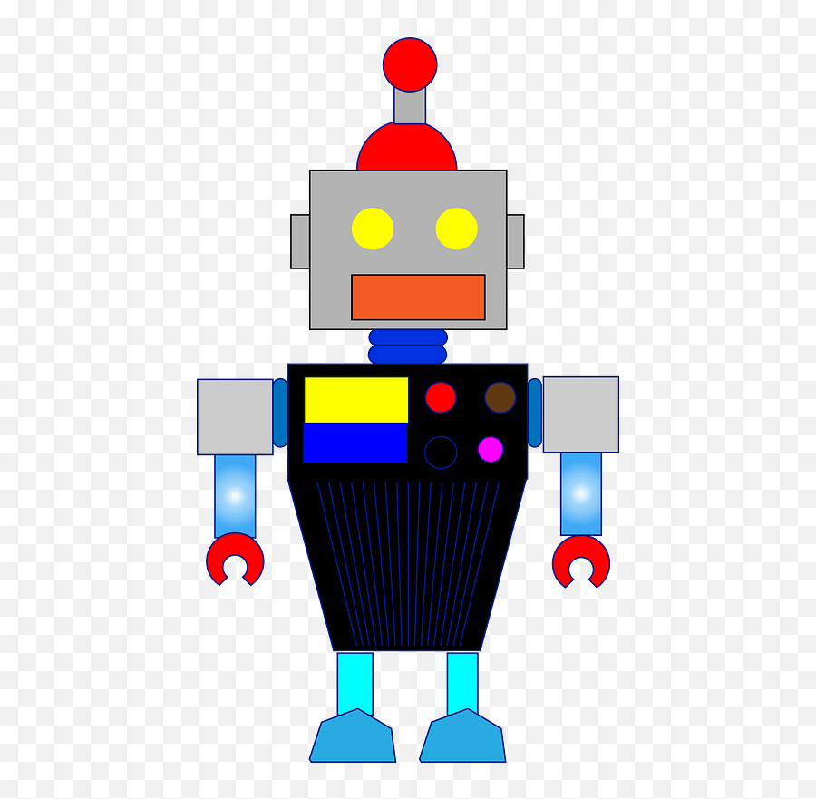 Colorful Robot Clipart Free Download Transparent Png - Dot Emoji,Robot Clipart