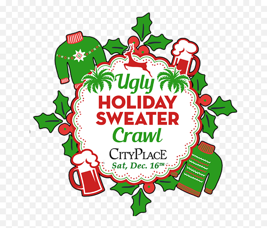 Download Ugly Christmas Sweater Clipart - Cityplace Emoji,Sweater Clipart