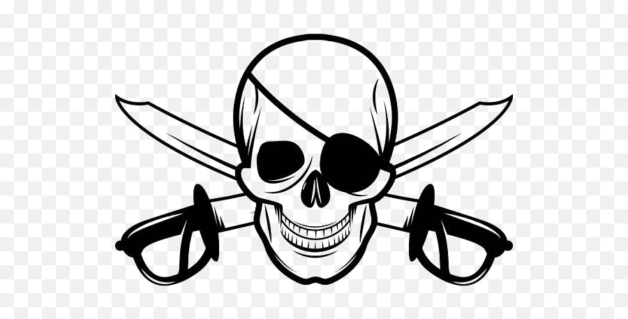 Pirate Png Pirate Skull Free Png Image - Pirate Skull Logo Png Emoji,Pirate Png