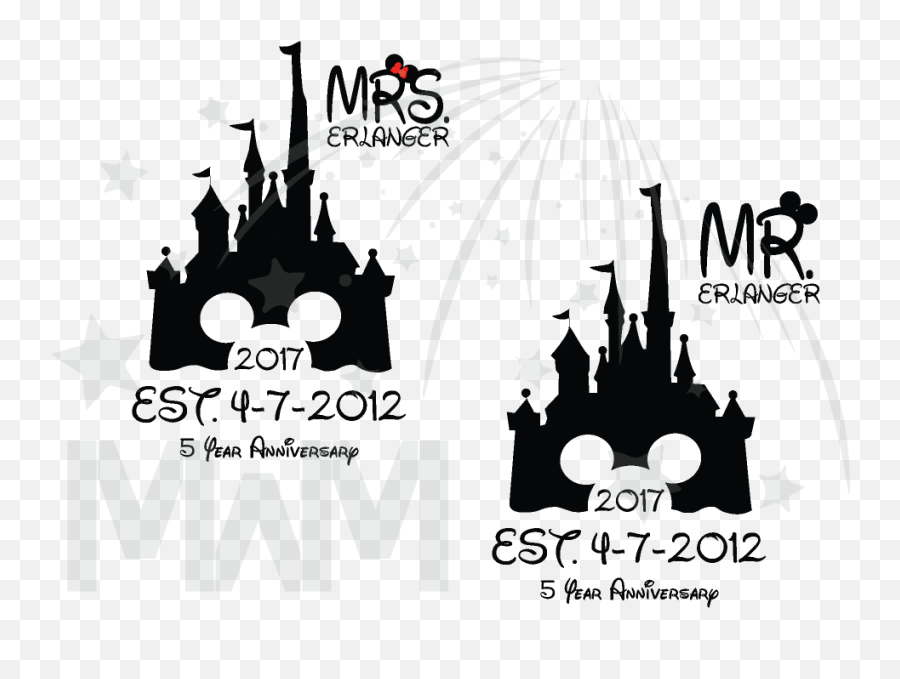 Mickey Mouse Clipart Castle - Disney Family Vacation 2018 Disney Castle Silhouette Emoji,Disney Castle Logo