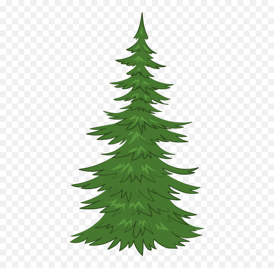 Evergreen Tree Clipart - Pine Tree Clipart Emoji,Evergreen Png