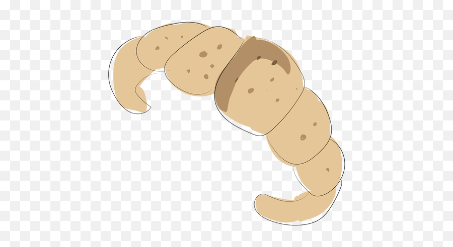 Flat Bakery Croissant - Soft Emoji,Croissant Transparent