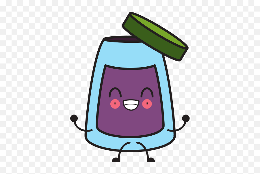 Coffee Ground Jar Kawaii Cartoon - Cartoon Paint Bucket Cute Building Cartoon Emoji,Paint Can Clipart