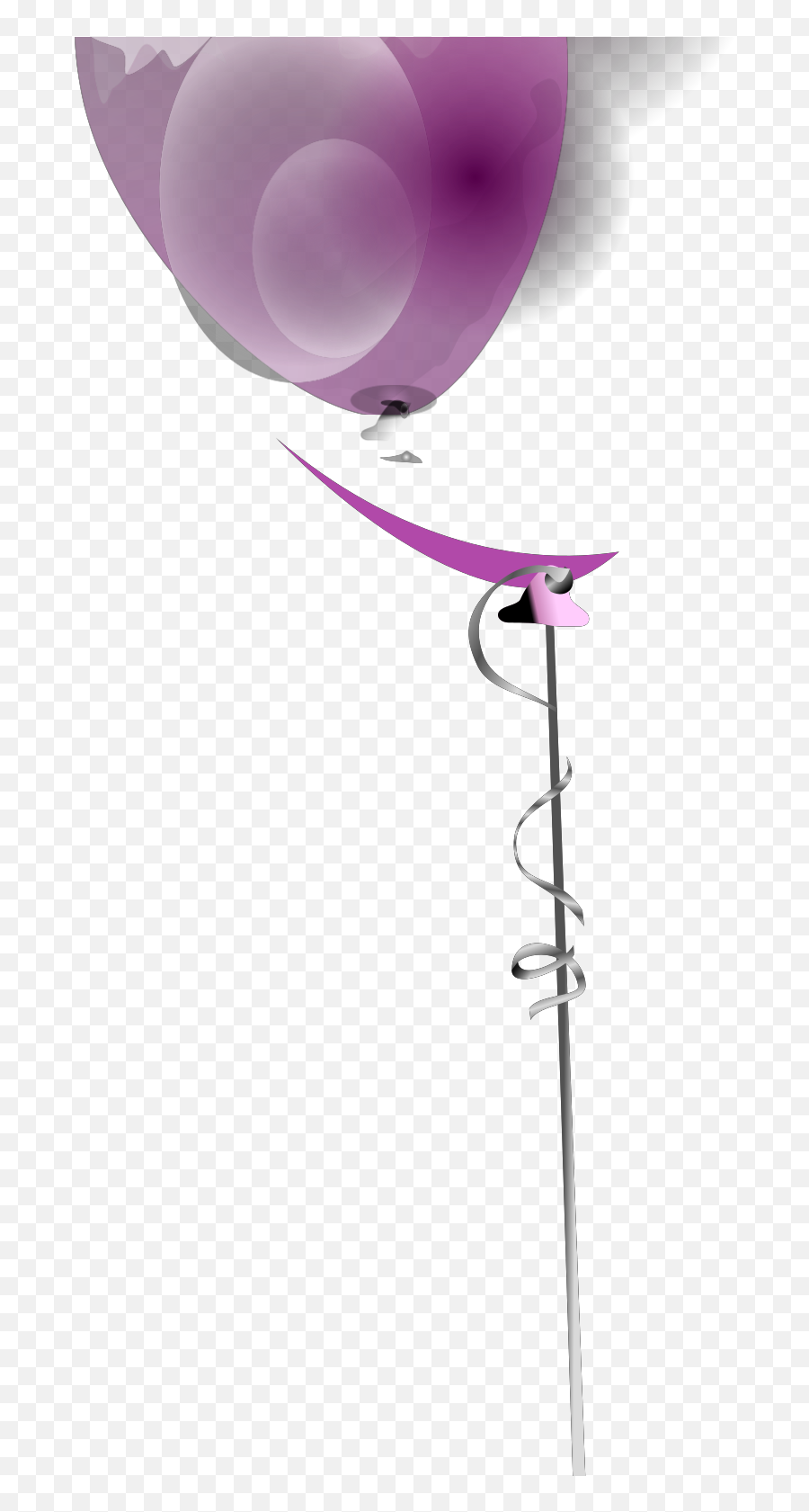 Purple Balloon Long String Svg Vector Purple Balloon Long Emoji,String Clipart