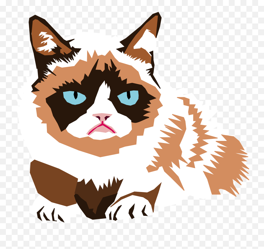 Grumpy Cat Clipart Emoji,Grumpy Cat Clipart