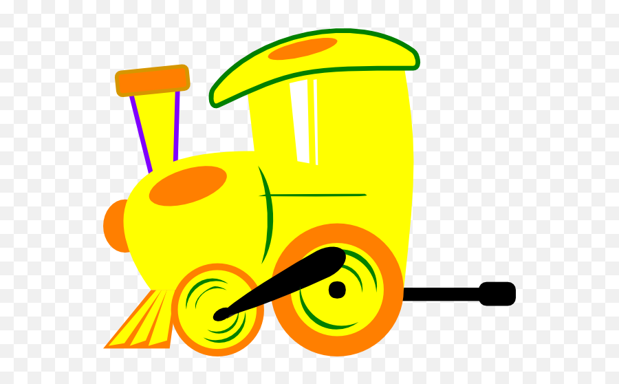 Yellow Train Cliparts Emoji,Trains Clipart