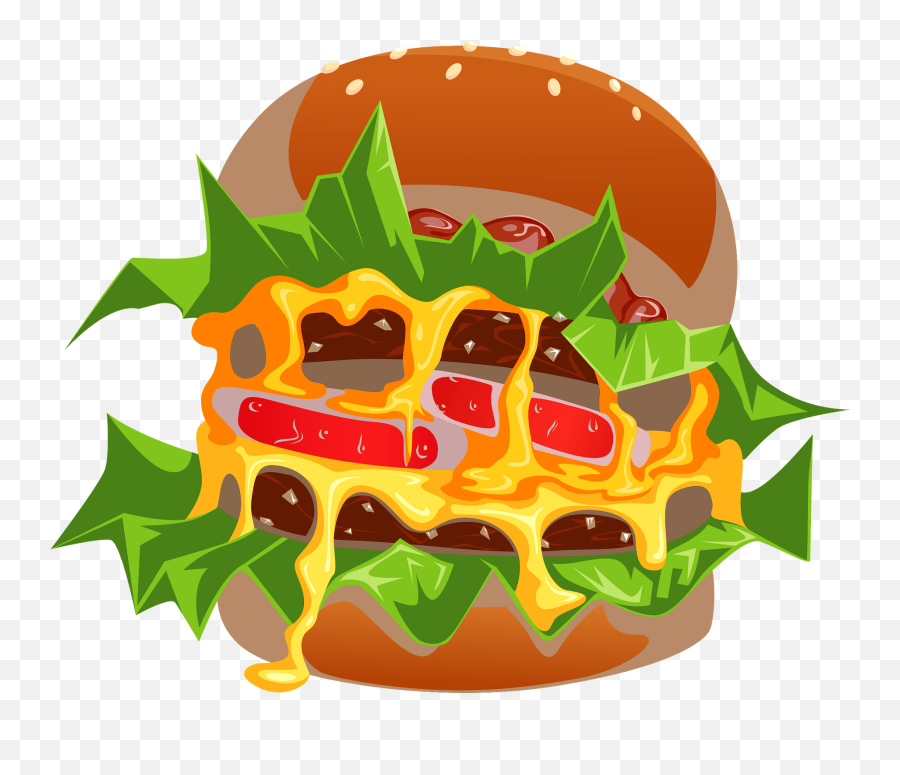 Fast Food Cheeseburger Clipart Free Download Transparent Emoji,Fast Clipart
