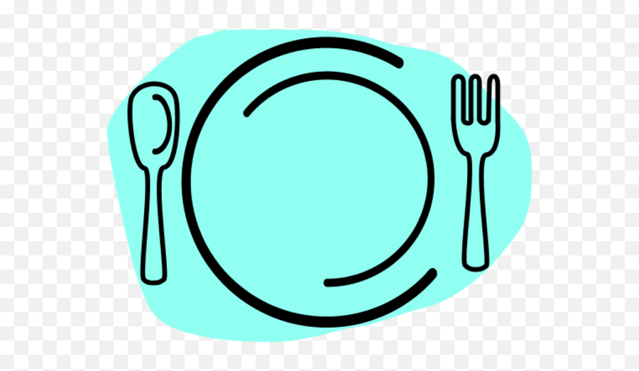 Clip Dinner Plate - Dinner Plate Clipart With Food Emoji,Plate Clipart