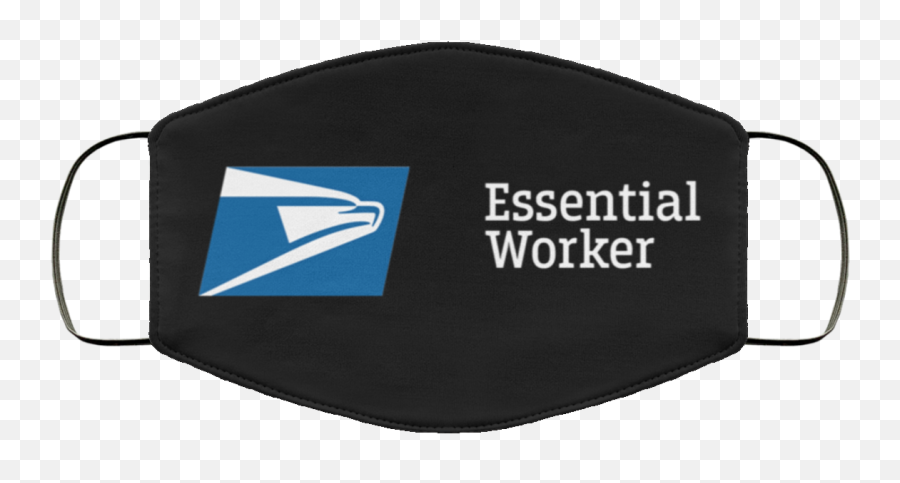 Essential Worker Postal Service Face Mask Washable Reusable - Creed Valhalla Mask Emoji,Usps Logo