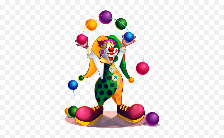 Download Clowns - Quenalbertini Circus Clipart Photo Emoji,Juggling Clipart