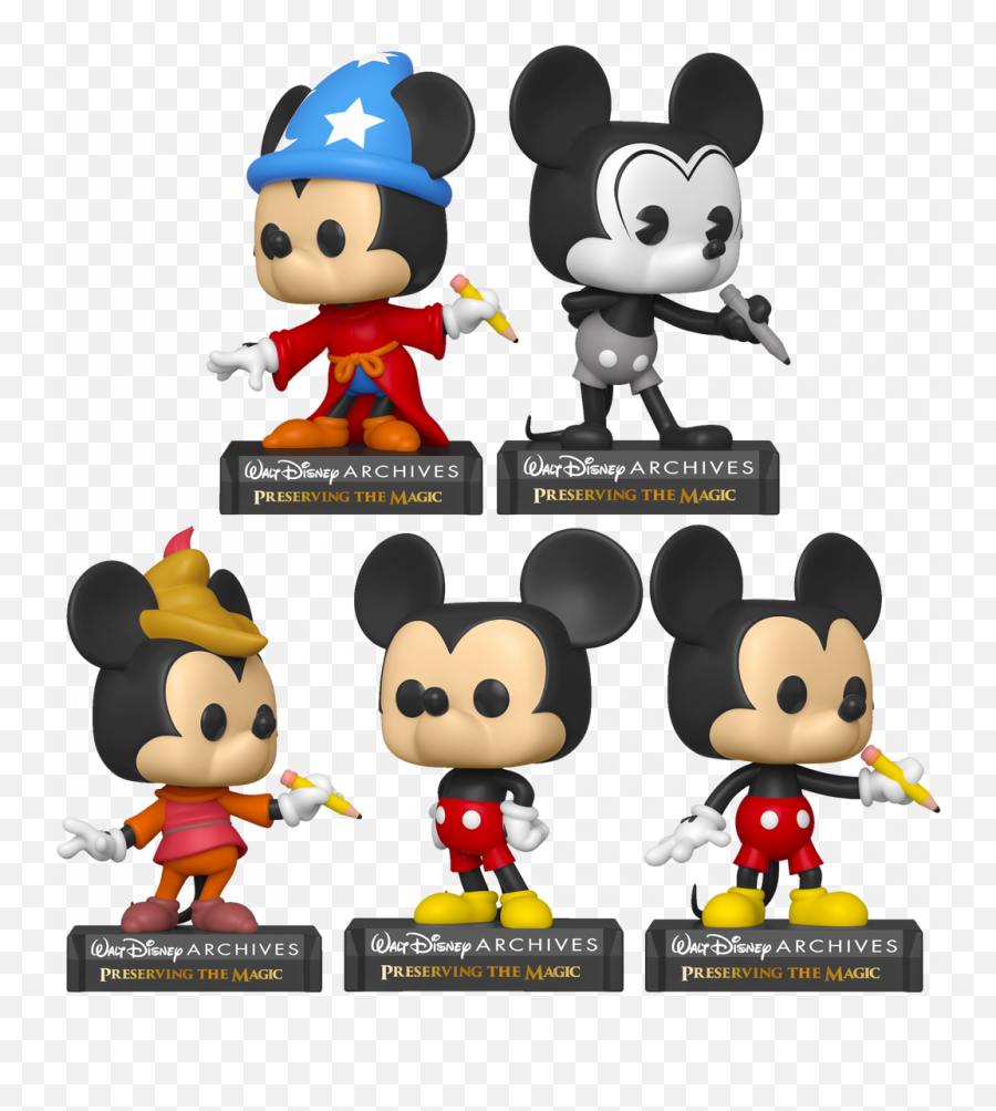 Funko Pop Walt Disney Archives - Mickey Mouse 50th Emoji,Mickey Ears Transparent
