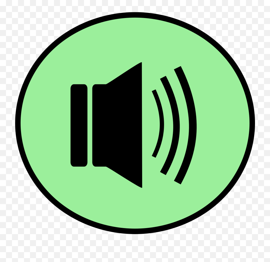 Clipart Of Speaker Button - Hangszóró Ikon Emoji,Speaker Clipart