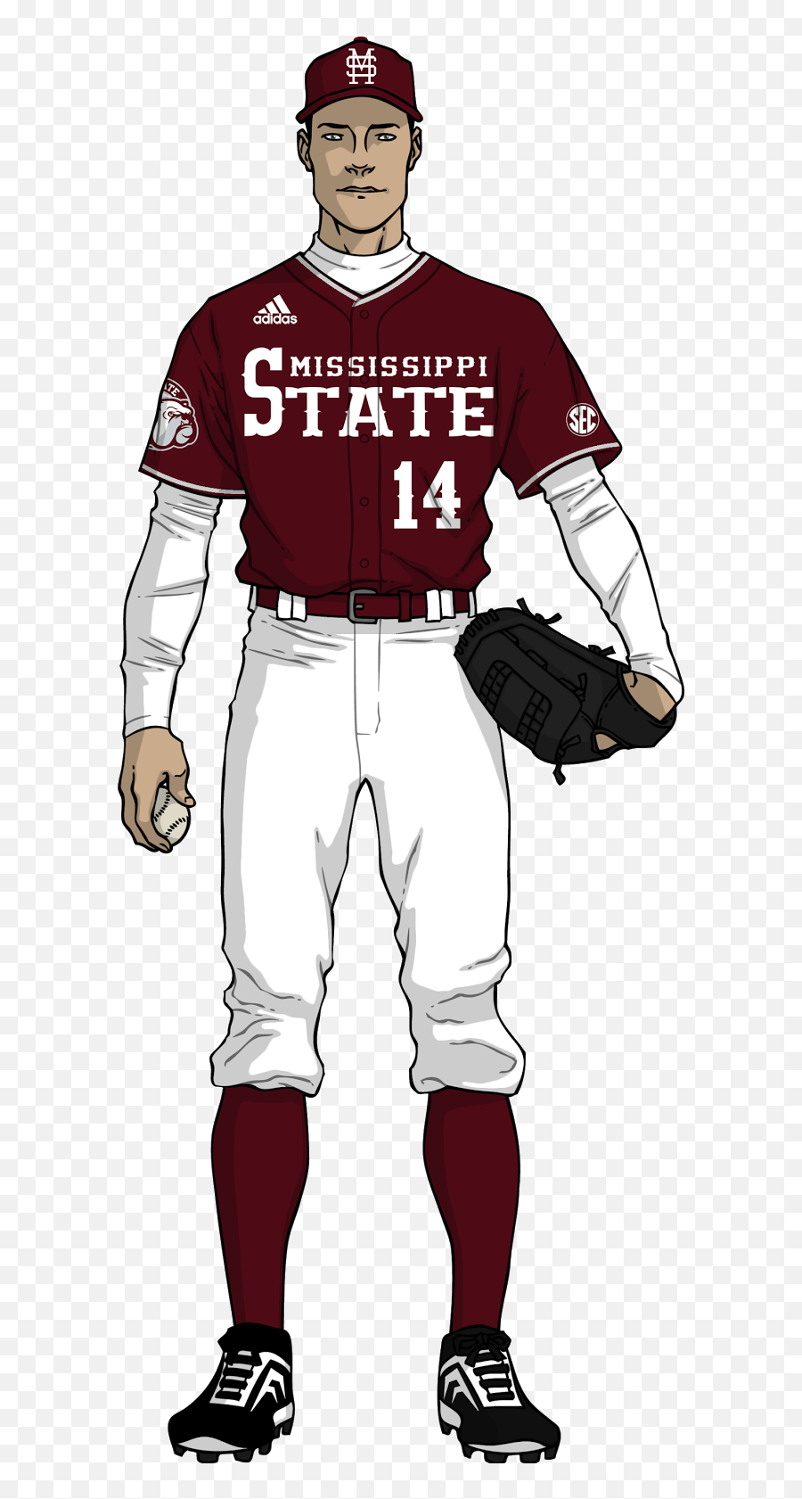 Hail State Baseball Uniform Tracker Welcome To The - Full Baseball Uniforms Emoji,Mississippi State Logo