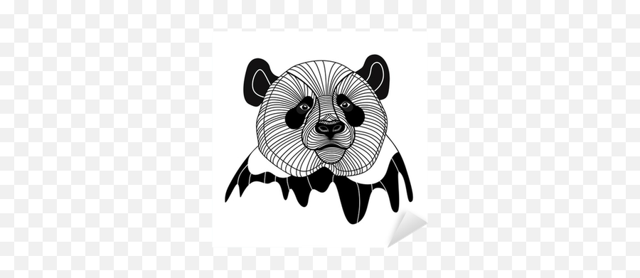 Bear Panda Head Animal Symbol Vector Illustration For T Emoji,Bear Head Clipart Black And White