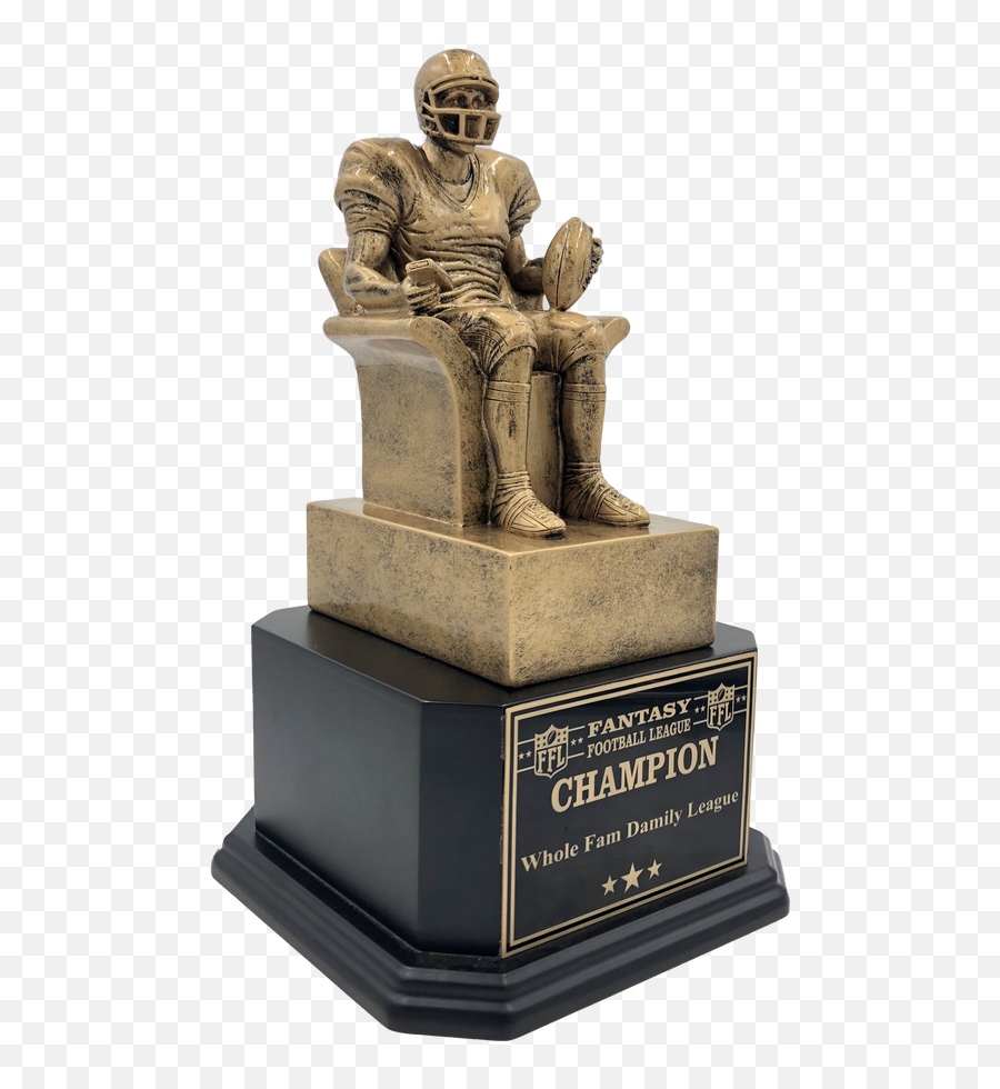15 Perpetual Fantasy Football Trophy - Golden Player Emoji,Football Trophy Png