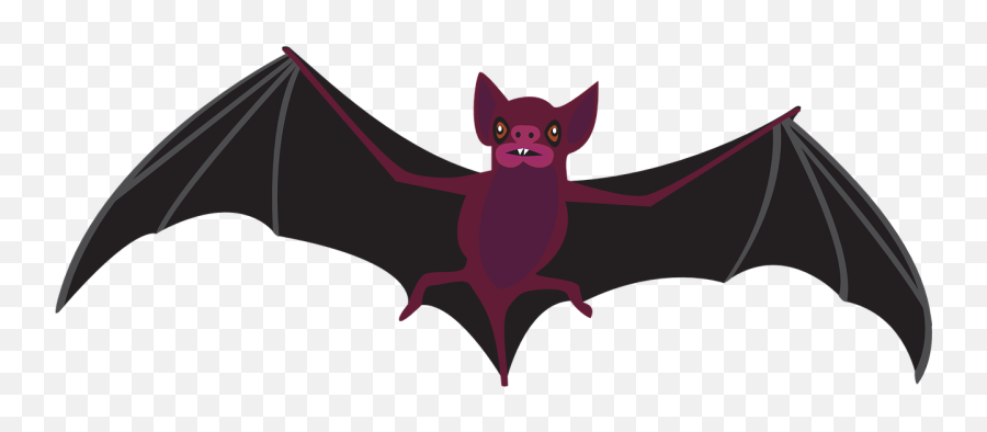 Bat Clipart 5 - Clipartandscrap Bat Vector Png Emoji,Bat Clipart