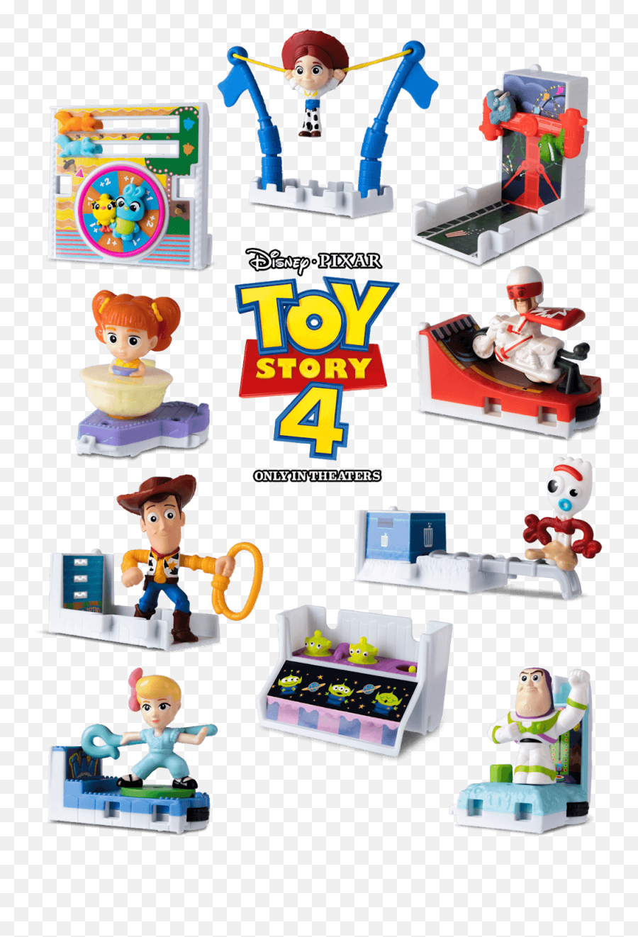 Disney At Heart Toy Story 4 Toys Are In Happy Meals At - Toy Story 3 Emoji,Toy Story 4 Logo