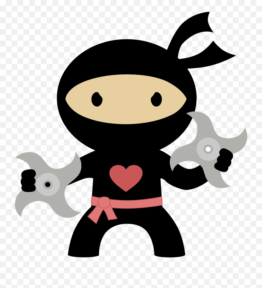 Ninja Clipart Heart - Kerry Park Emoji,Ninja Clipart