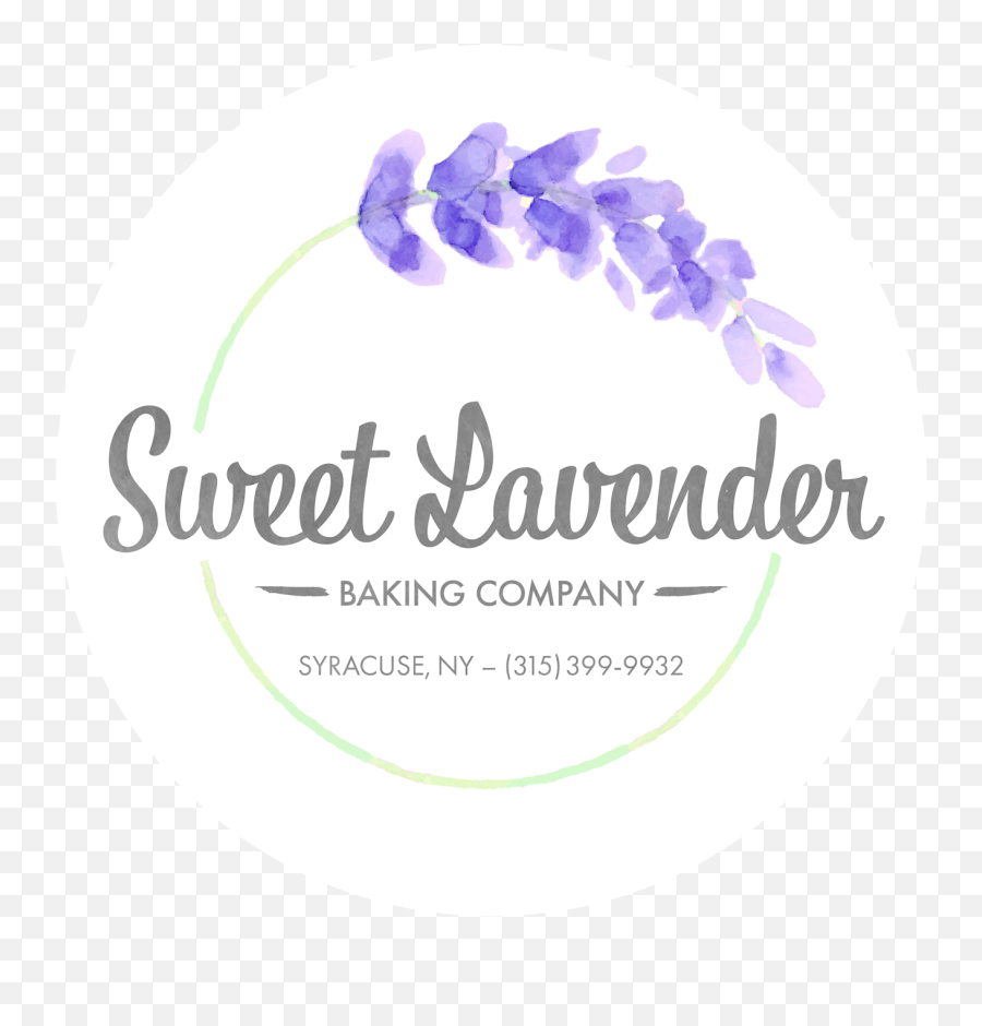 Tyler Rhinehardt - Sweet Lavender Baking Company Language Emoji,Watercolor Logo
