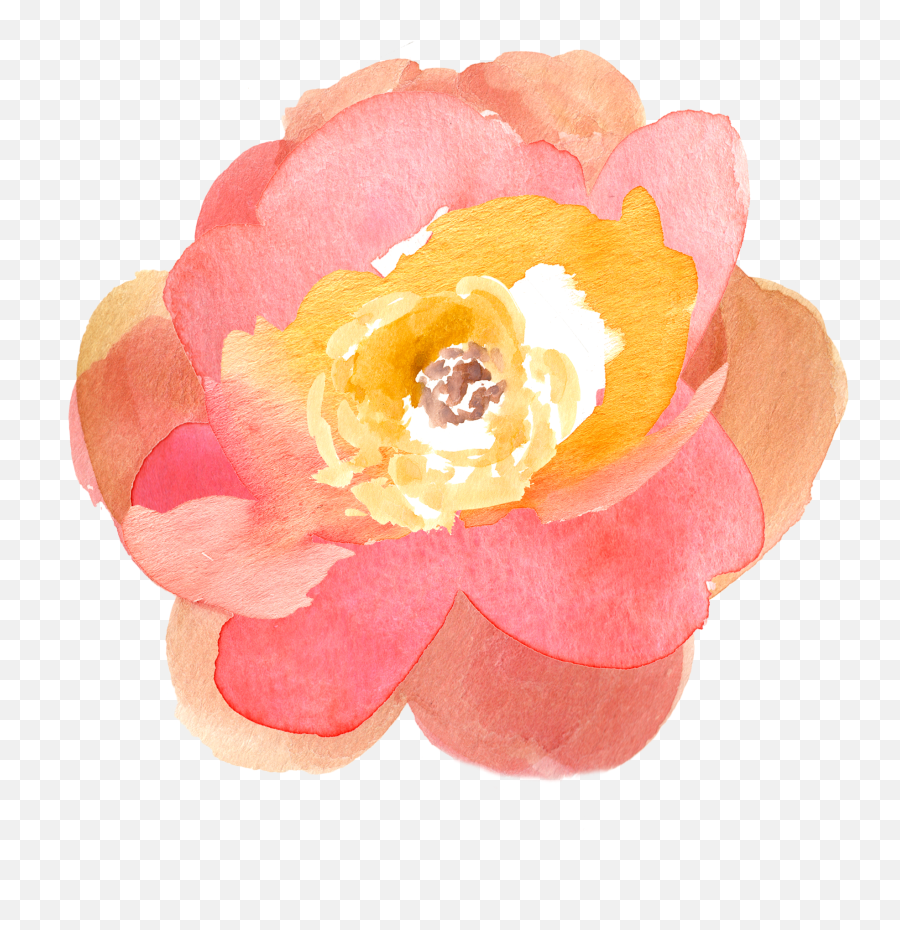 Free Fall Watercolor Floral Clip Art - Orange Flowers Watercolor Clipart Emoji,Watercolor Clipart