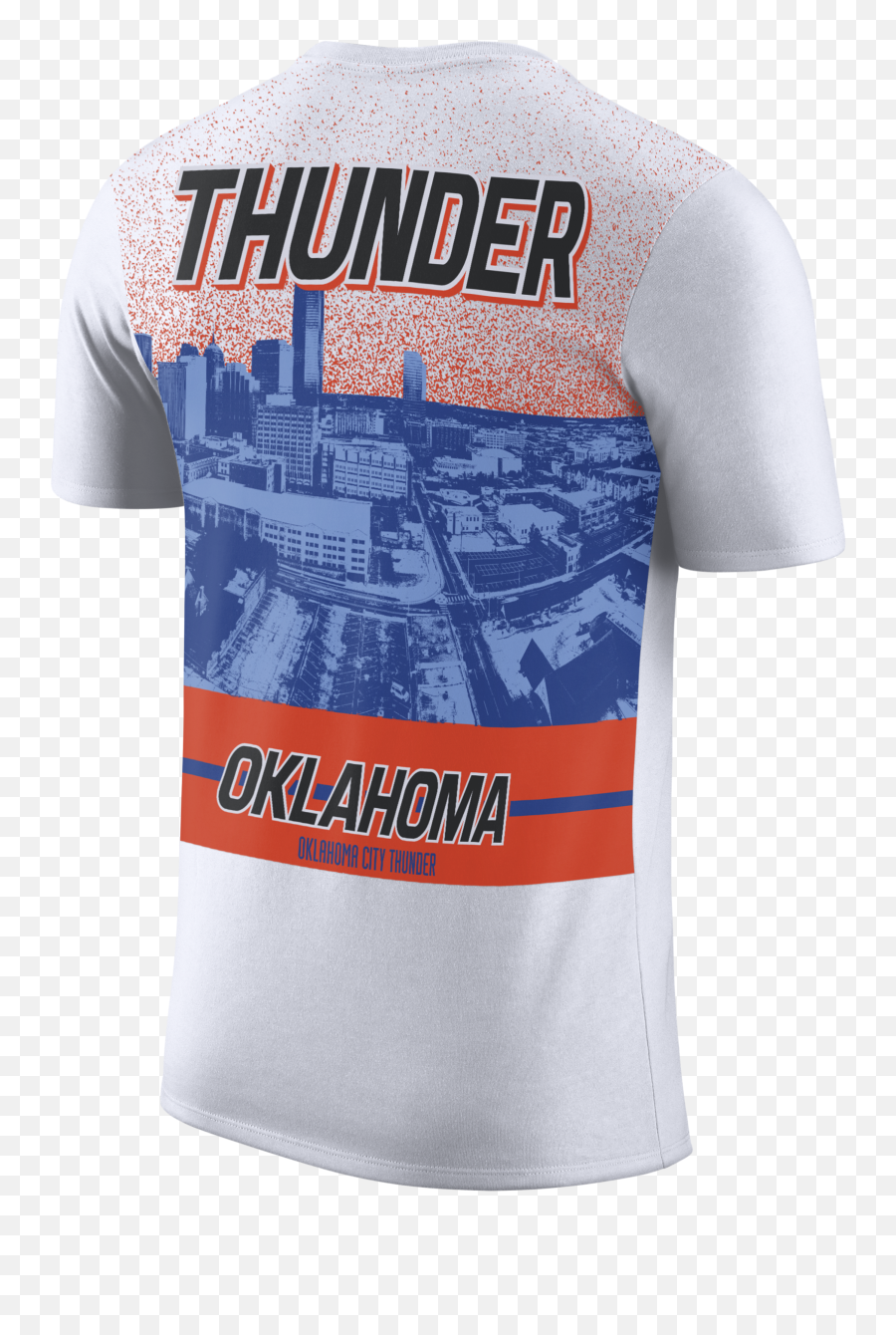 Okc Thunder City Edition Nike Mens - Short Sleeve Emoji,Oklahoma City Thunder Logo