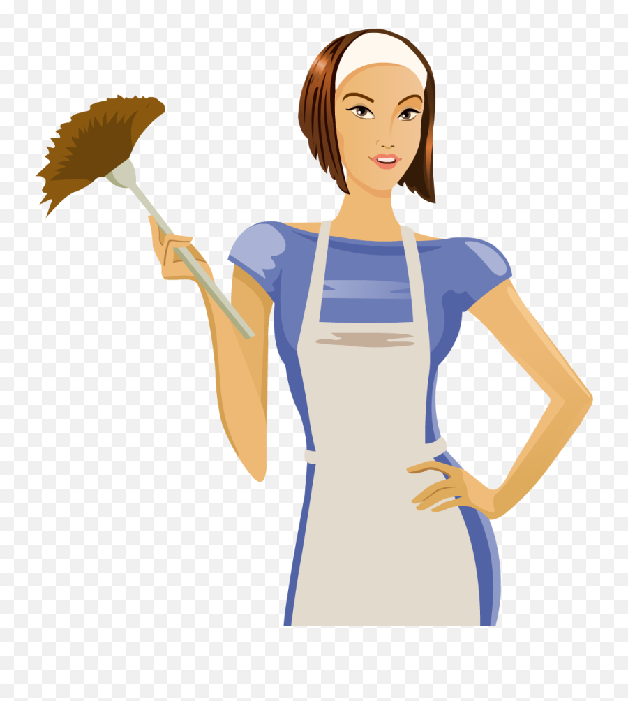 Maid Png Image Background - Maid Png Transparent Cartoon Maid Png Emoji,House Cleaning Clipart