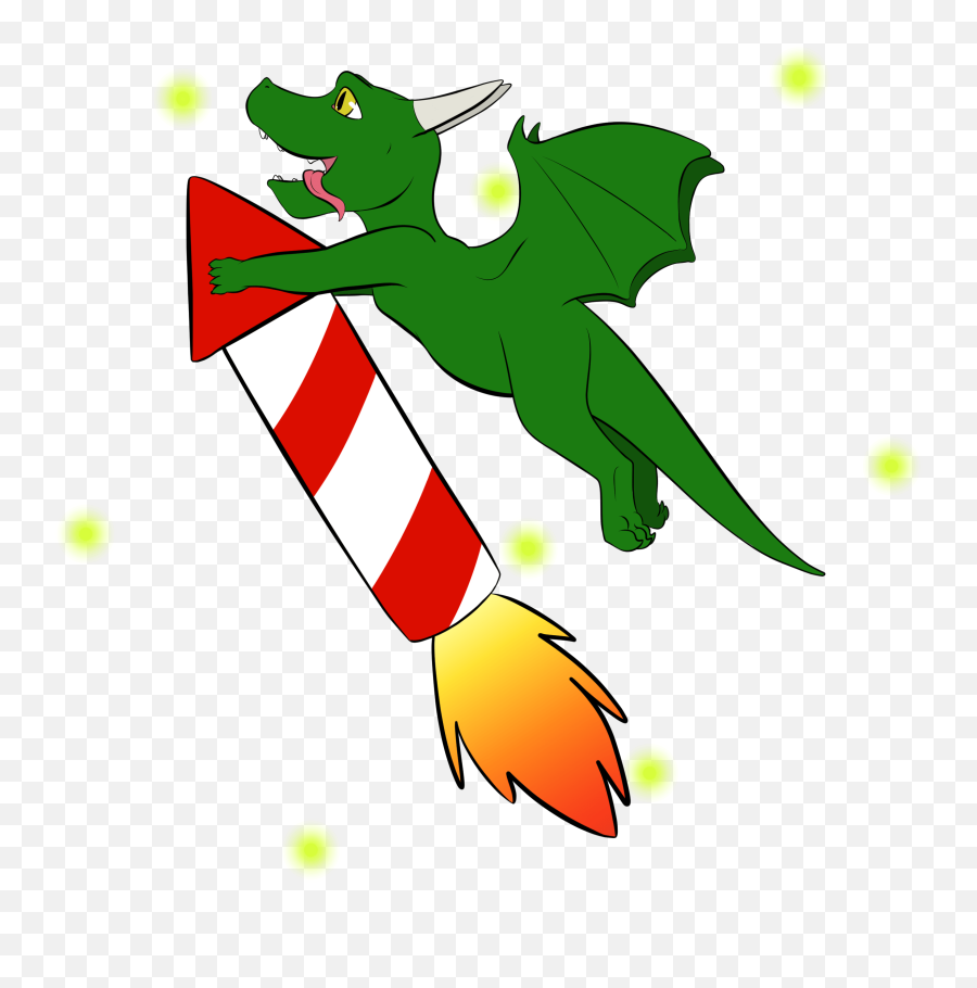 Firecracker Clipart - Mythical Creature Emoji,Firecracker Clipart