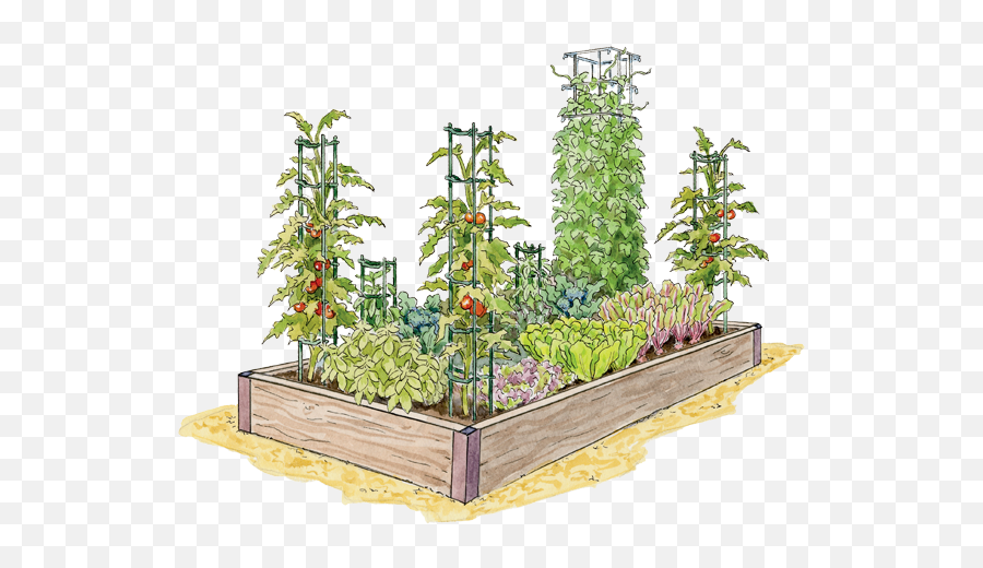 All American - Square Foot Garden Planner Emoji,Gardener Png