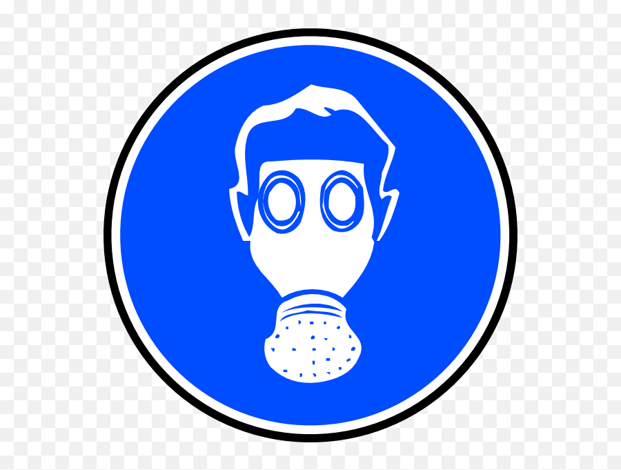 Mandatory Respiration Protection Clip Emoji,Protection Clipart