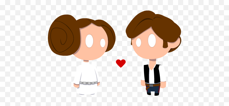 Leia And Han Solo Fan Art Han And Leia Dollz Han And Leia Emoji,Princess Leia Clipart