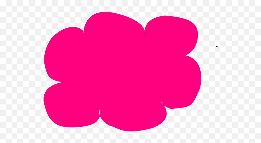 Pink Cloud Clip Art At Clkercom - Vector Clip Art Online Emoji,Cloud Outline Clipart