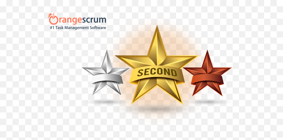 Hurrayu2026orangescrum Ranked Second Best Open Source Project Emoji,3d Star Png