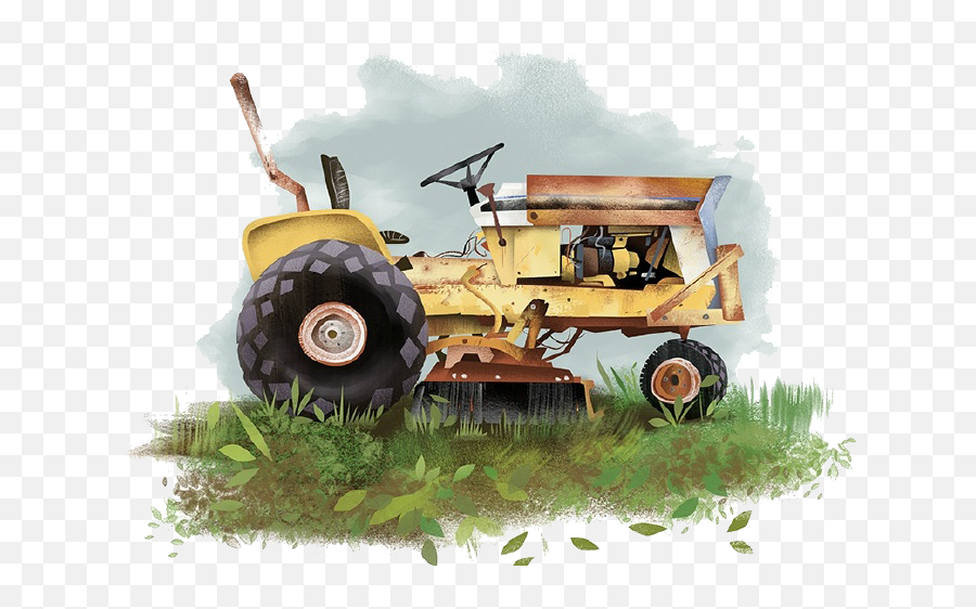 Collection Of Free Tractor Drawing Watercolor - Tractor Emoji,Tractor Clipart Free