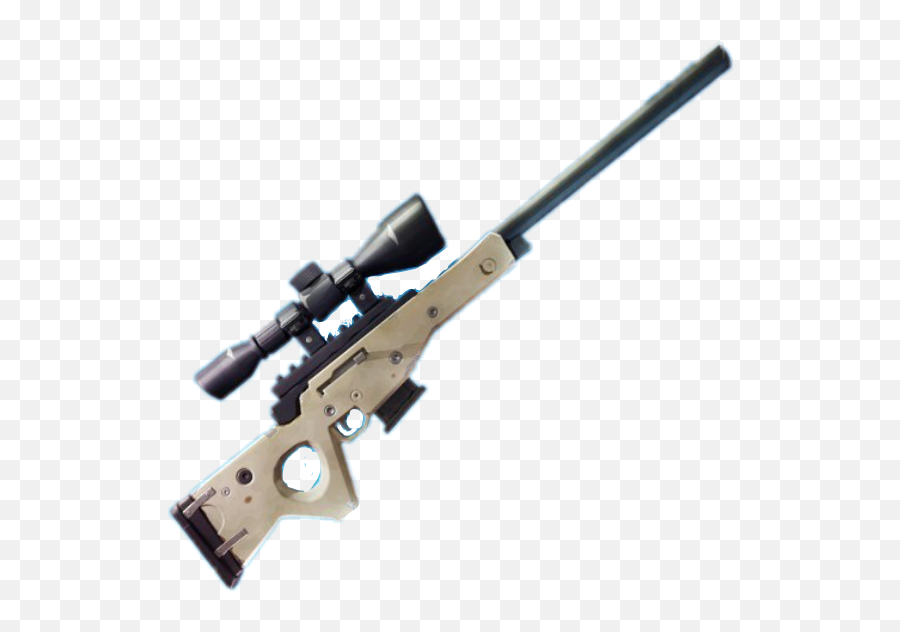 Fortnite Sniper Rifle Png Transparent - Fortnite Gun Clipart Emoji,Fortnite Background Hd Png