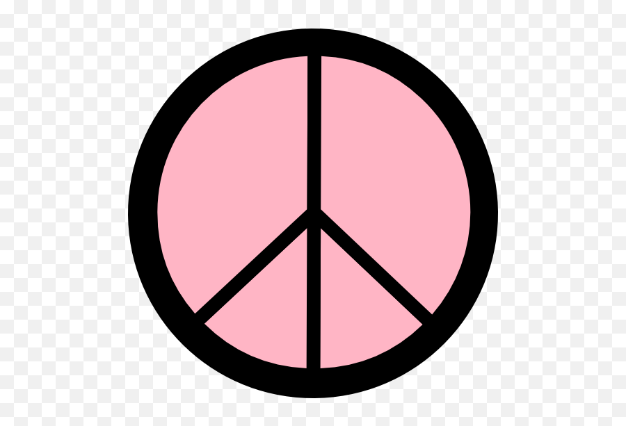 Pink 1 Peace Symbol 12 Svg Clipart Panda - Free Clipart Images Charing Cross Tube Station Emoji,Peace Sign Clipart