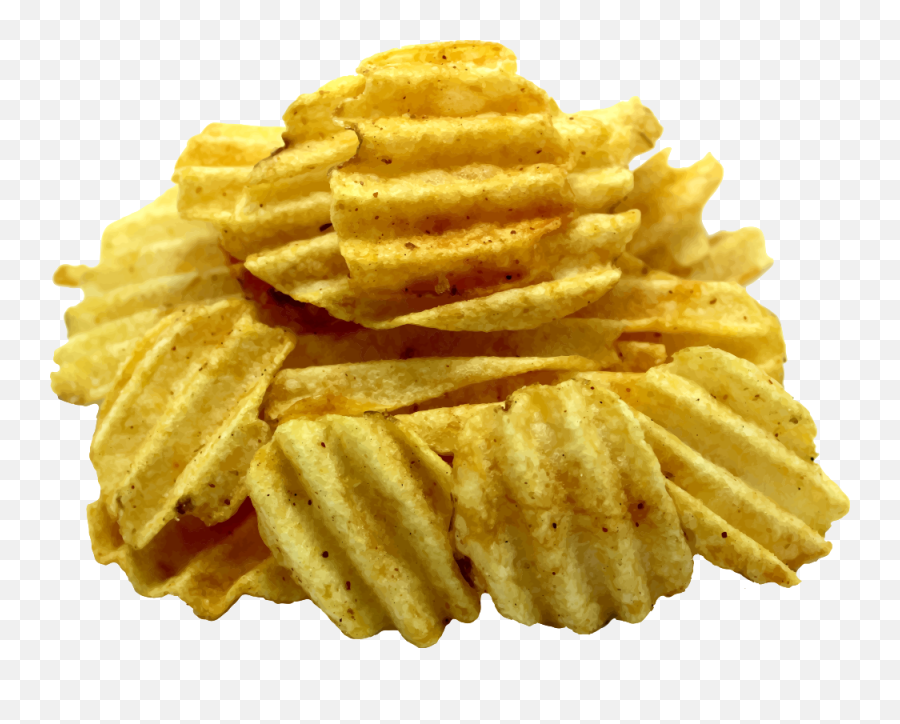 Download Hd French Fries Junk Food Fast Food Fish And Chips - Png Clip Art Crisps Emoji,Chips Clipart