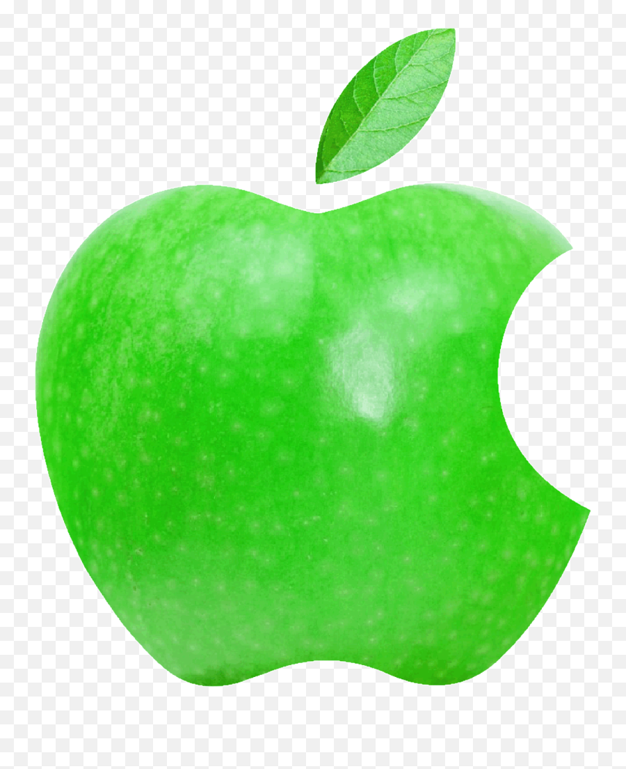 Mac Laptop Green Logo Apple Brand - Download Green Apple Logo Png Emoji,Logo Apple