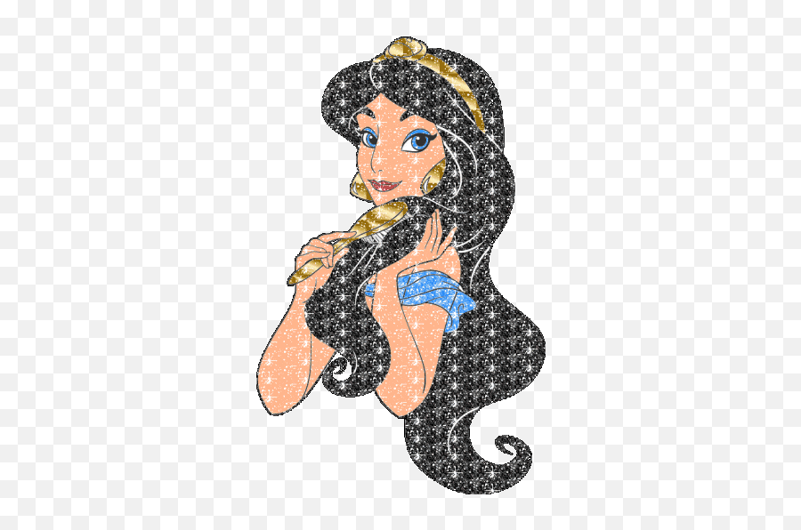 Jasmine Gif - Disney Princess Glitter Jasmine Emoji,Disney Logo Gif