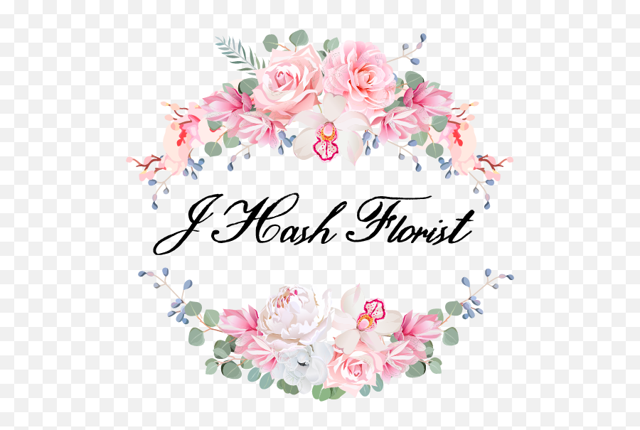 J Hash Florist Emoji,Florist Logo
