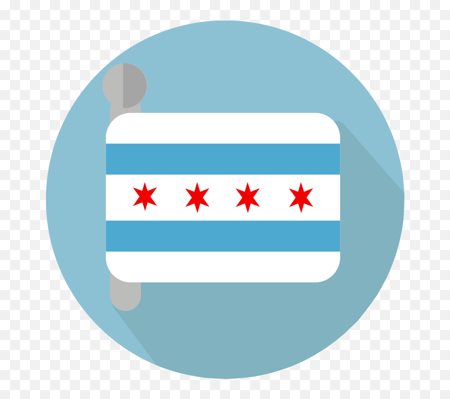 Chicago Flag Icon Png Png Image With No - Chicago Flag Icon Png Emoji,Chicago Flag Png