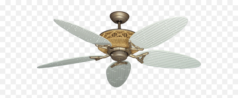 Tiki Ceiling Fan In Antique Bronze With 52 Outdoor Bamboo - Decorative Fan Emoji,Bamboo Frame Png