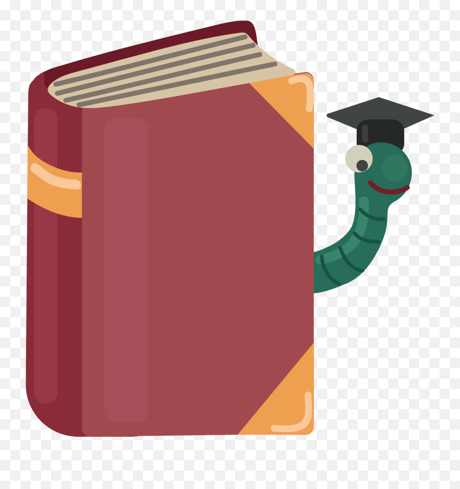 Book Worm Clipart Free Download Transparent Png Creazilla - For Graduation Emoji,Worm Clipart