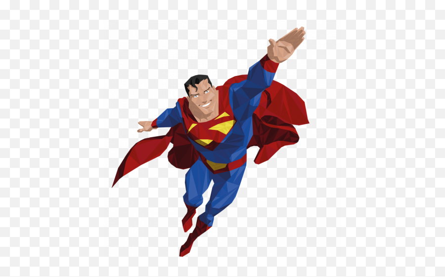 Superman Flying Hd Png Image - Transparent Photo 14 Emoji,Superman Cape Png