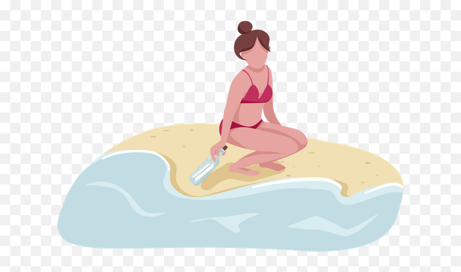 Best Premium Woman In Swimsuit Illustration Download In Png Emoji,Swimsuit Png