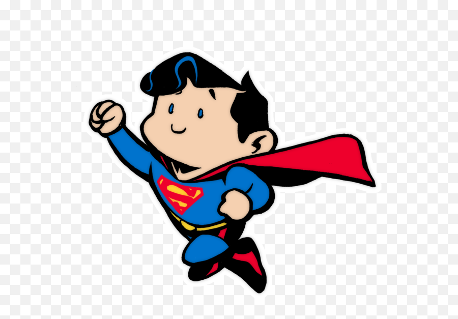 Superman Clip Mini Transparent - Tiny Superman Transparent Png Emoji,Superman Clipart