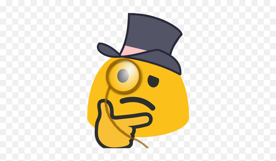 Emoji Database - Monocle Emoji With Top Hat,Sad Cowboy Emoji Png
