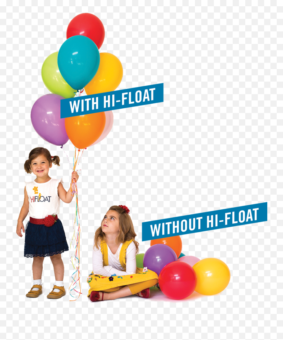 Girls With Balloons - Birthday Party Clipart Full Size Hi Float Balloons Emoji,Birthday Party Clipart